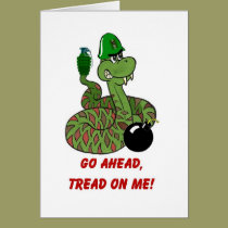 Tread on Me! cards
