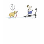 Treadmill Cartoon T Shirts