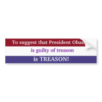 TREASON BUMPER STICKERS