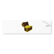 Treasure Chest Bumper Sticker
