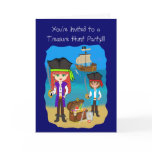 Treasure Hunt Party Invitation Card