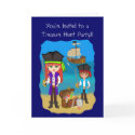 Treasure Hunt Party Invitation Card