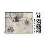 Treasure Island Pirate Skull Post Stamp