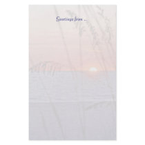 Treasure Island Sunset Stationery
