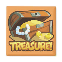 Treasure! Magnet by island_paradise Treasure! Magnet
