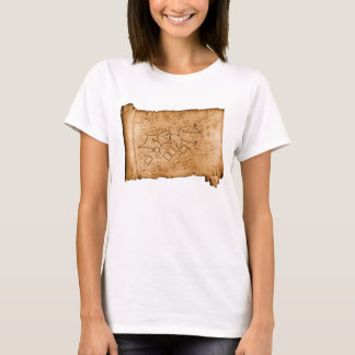 treasure map t shirt