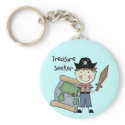 Treasure Seeker - Boy Tshirts and Gifts keychain