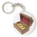 TreasureChestGold100309 Key Chain