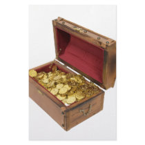 TreasureChestGold100309 Custom Stationery