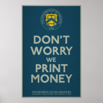Treasury Department Parody Print