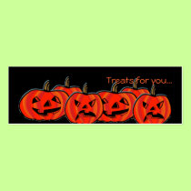 Treat Cards for Halloween goodies business cards by trish1968 Treat Cards for Halloween goodies business cards