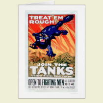 Treat 'Em Rough!  Join the Tanks (US02077A) cards