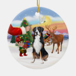 Treat for a Greater Swiss Mountain dog Christmas Ornaments