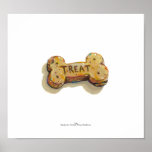 Treat for dog lovers fun art sitters trainers pets posters