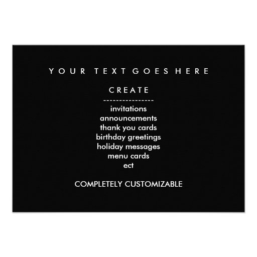 treble clef and notes : sheet music custom invite