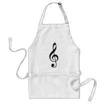 Treble Clef aprons by alternateworlds Treble Clef aprons