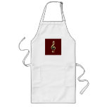 Treble Clef Apron aprons