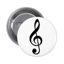 Treble Clef Buttons