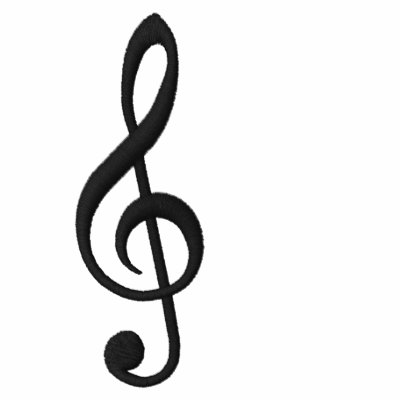 treble clef embroidered shirts