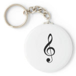 Treble Clef Keychain