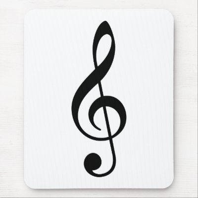 Treble Clef mousepads