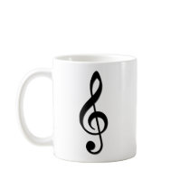 Treble Clef Coffee Mugs