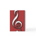 Treble Clef Music Note Card