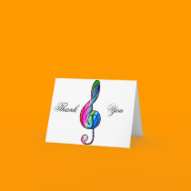 Treble clef note in color_ cards