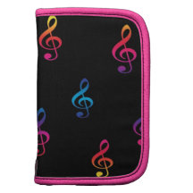Treble clef planner Folio