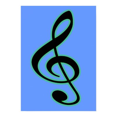 Treble Clef Poster by thehatch