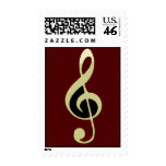 Treble Clef Stamp stamps