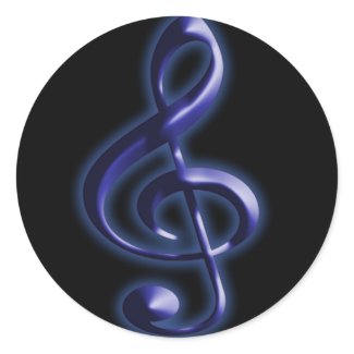 Treble Clef - Sticker sticker