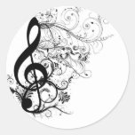 Treble Cleff Stickers
