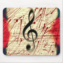 Treble grunge mousepads