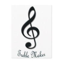 Treble Maker postcards