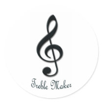 Treble Maker stickers