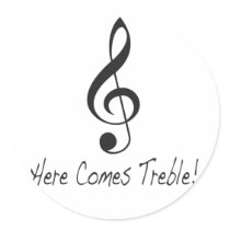 Treble Sticker