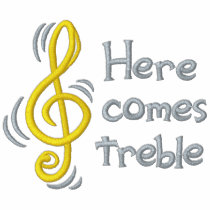 Treble Trouble embroidered shirts