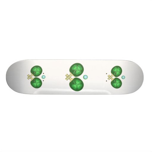 Tréboles del ping-pong patineta personalizada