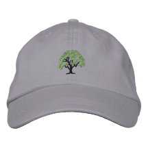 Tree 1 embroidered baseball cap