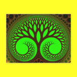 Tree 2  Fractal Art postcards