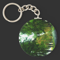 Tree alley in Hungary keychains