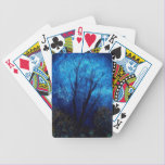Tree and Blue Sky, Evening. playing cards