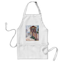 Tree and House by Amedeo Modigliani Apron