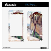 Tree and House by Amedeo Modigliani Skins For HTC 7 Trophy