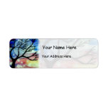 Tree and Ink Transparent Layers Custom Return Address Labels