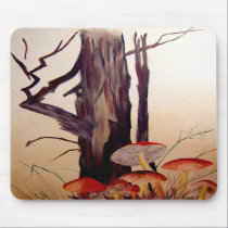 Tree and Mushrooms Mouse Pad mousepads