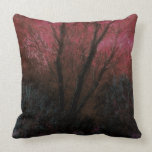 Tree and Red Sky, Evening. pillows