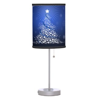 Tree and Snow 4 Table Lamps