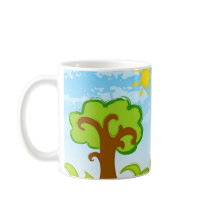Tree and Sun mugs